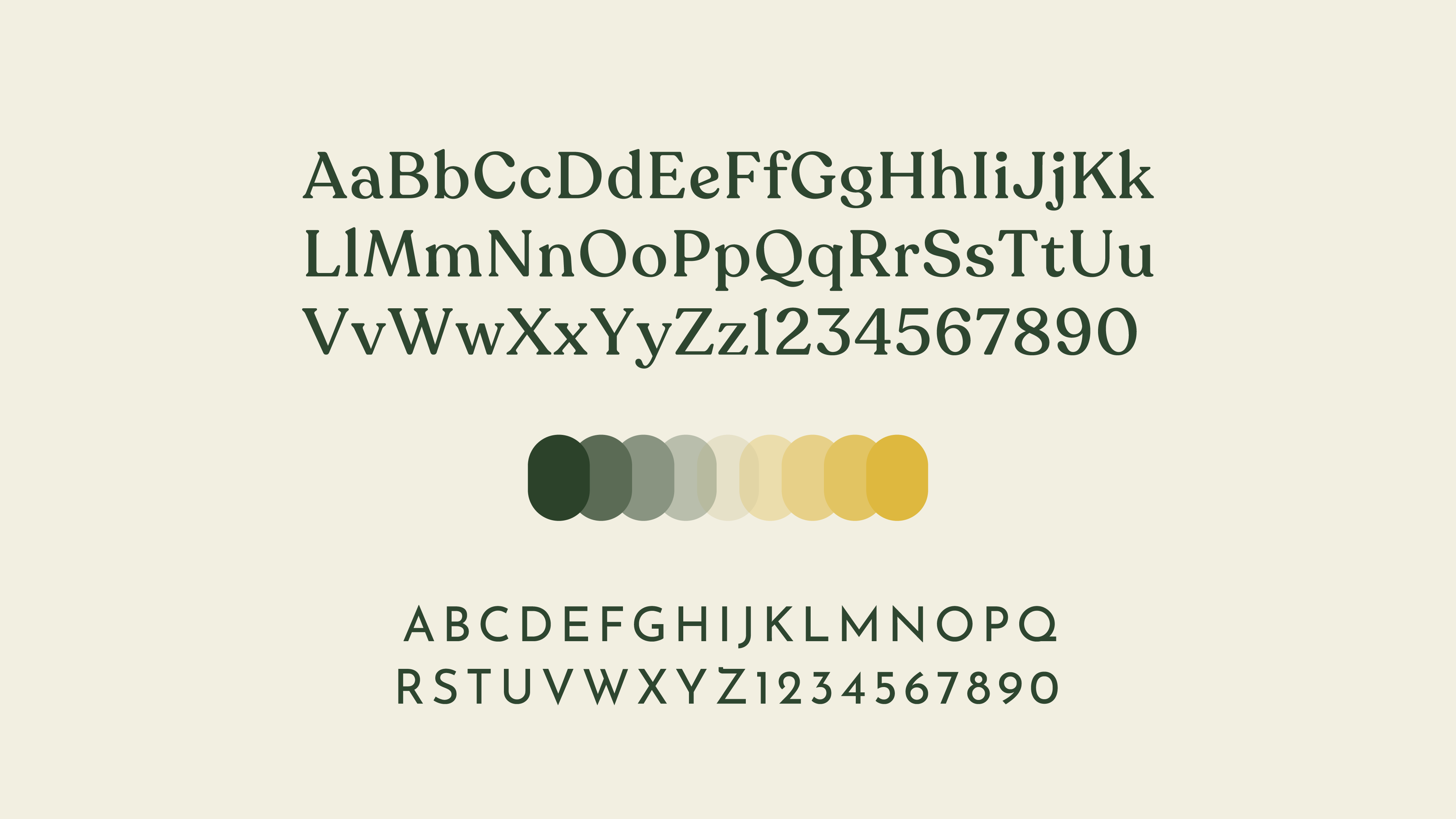 Fonts in use
