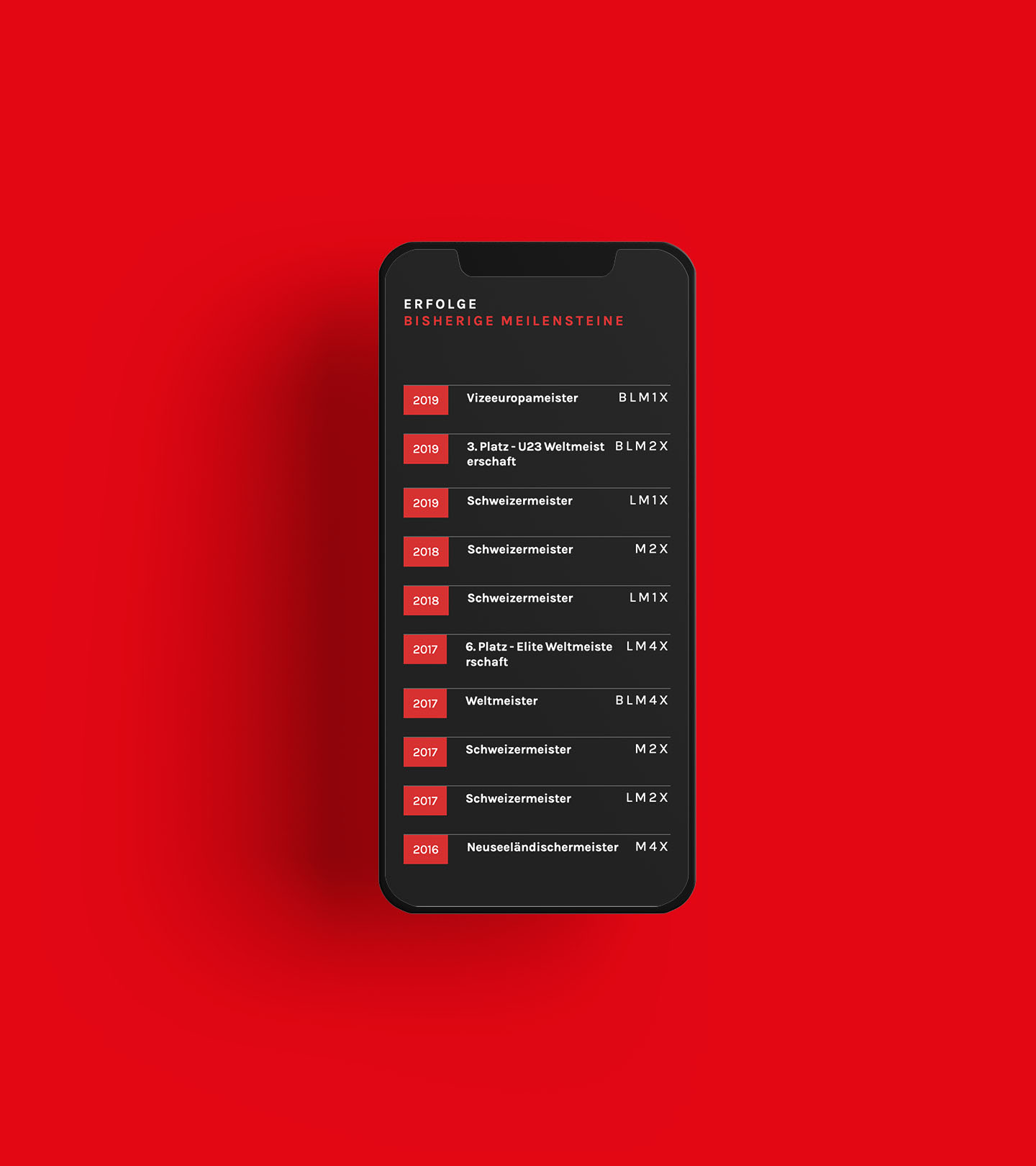 Mobile website design for Matthias Fernandez